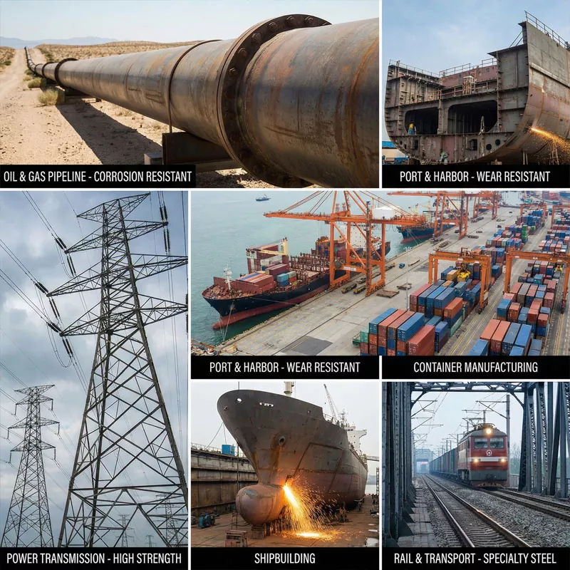 The application of steel plates in the fields of energy and transportation The application of steel plates in the fields of energy and transportation